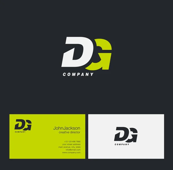 D idealna Logo litera G — Wektor stockowy