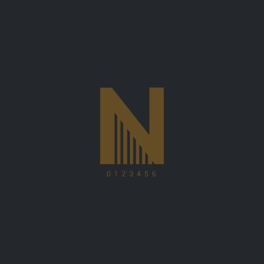 n harfi logosu  
