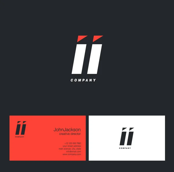 Logo de la lettre I & I — Image vectorielle