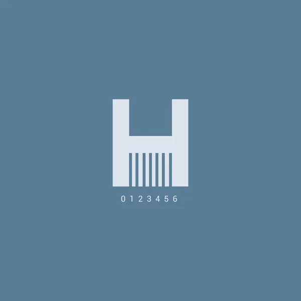 H Letter Logo — Stock Vector
