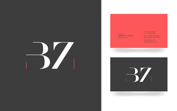 Logotipo de letra B & Z — Vetor de Stock