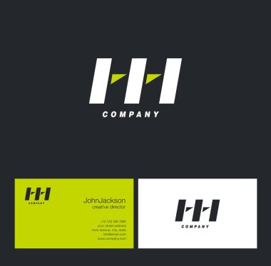 H ve H harfi Logo  