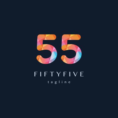 Elli beş işareti Logo  