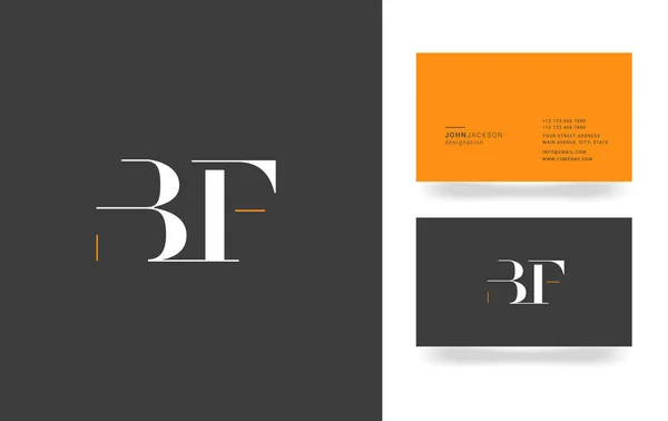 Schriftzug b & f — Stockvektor