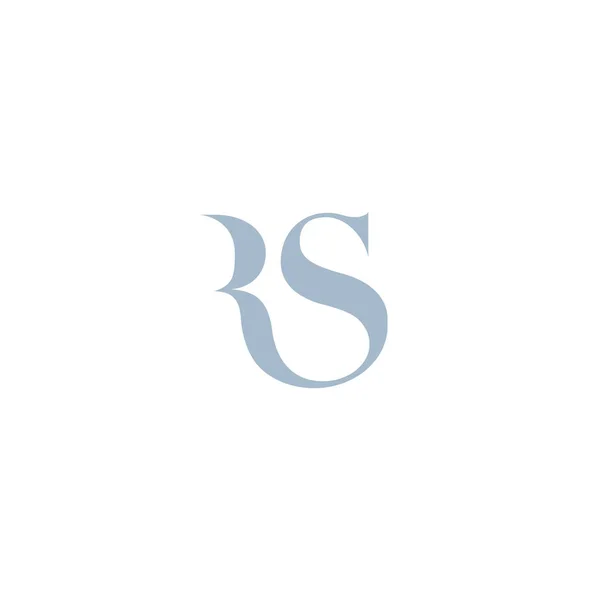 Logo lettera RS — Vettoriale Stock
