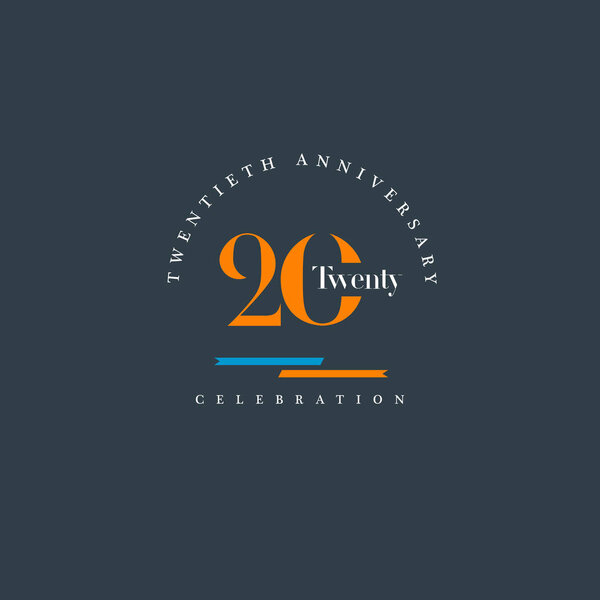 Twentieth Anniversary logo icon