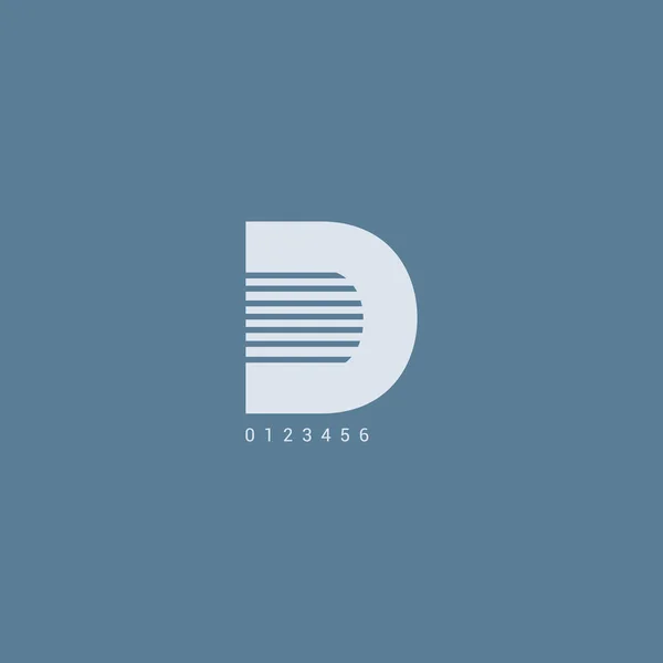 Logo lettre D — Image vectorielle