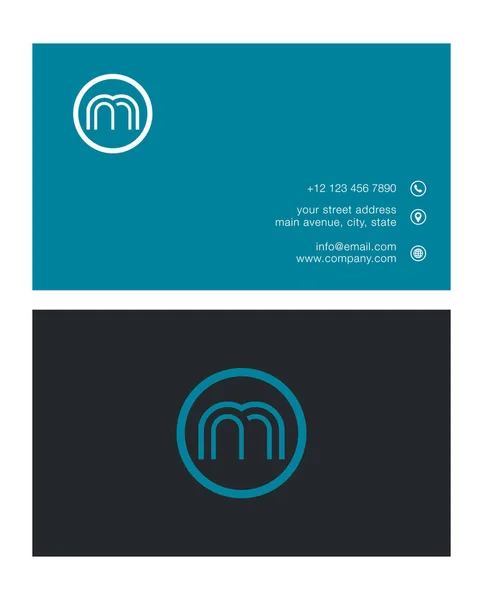 M Logo à lettre unique — Image vectorielle