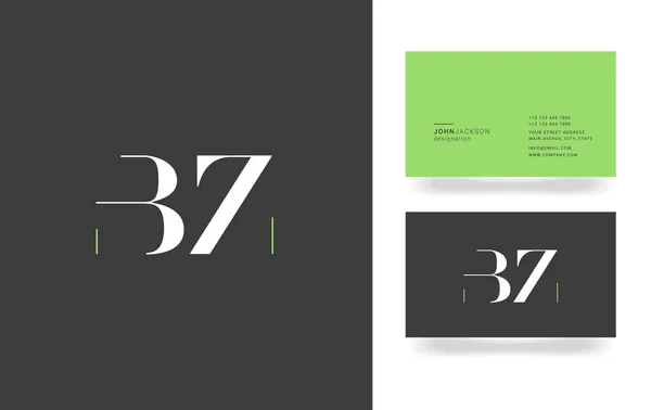 B & Z brief Logo — Stockvector
