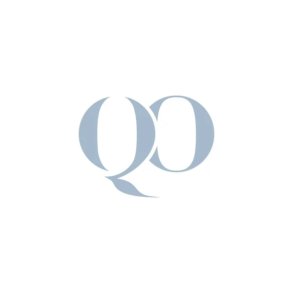 Λογότυπο QO γράμματα — Διανυσματικό Αρχείο