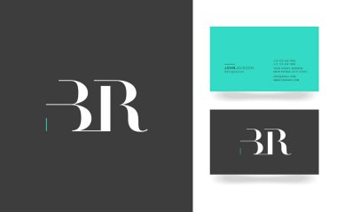 B ve R harfi Logo  