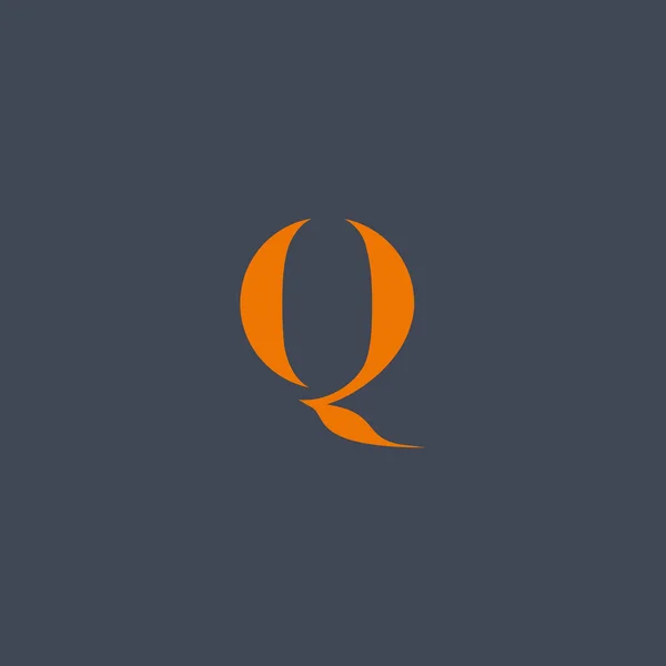 Q буква логотип — стоковий вектор