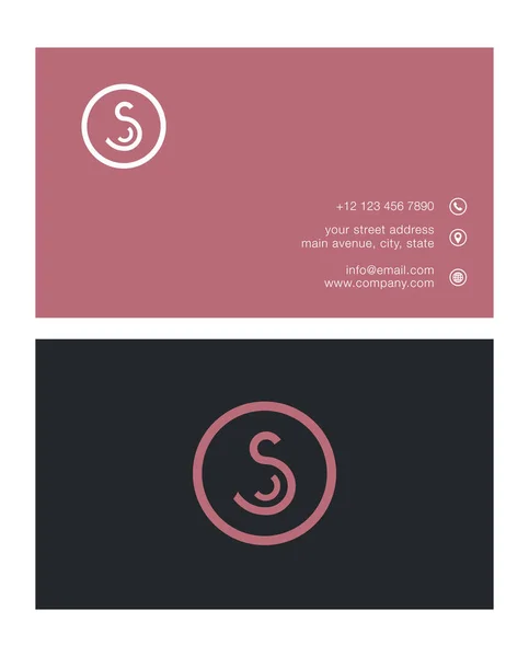 S Logo à lettre unique — Image vectorielle