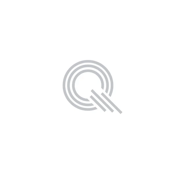 Q písmeno logo — Stockový vektor