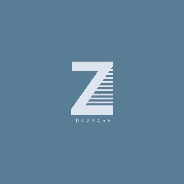 Z brief logo — Stockvector