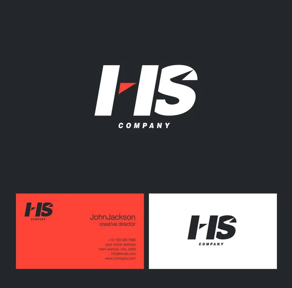 H & S list Logo — Wektor stockowy