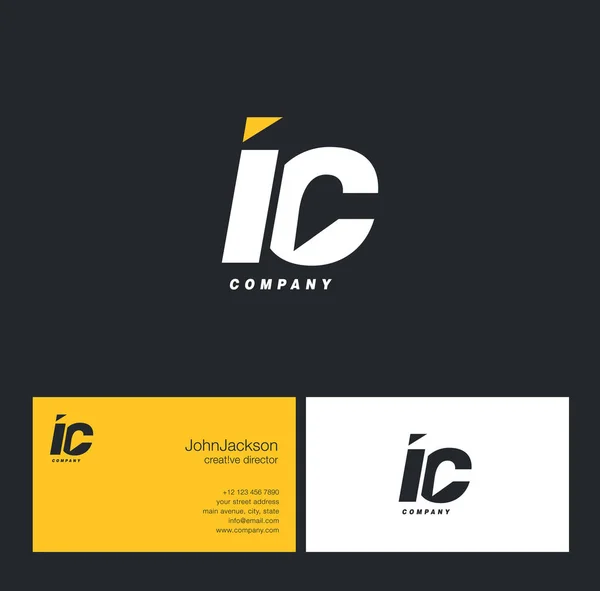 I idealna C list Logo — Wektor stockowy