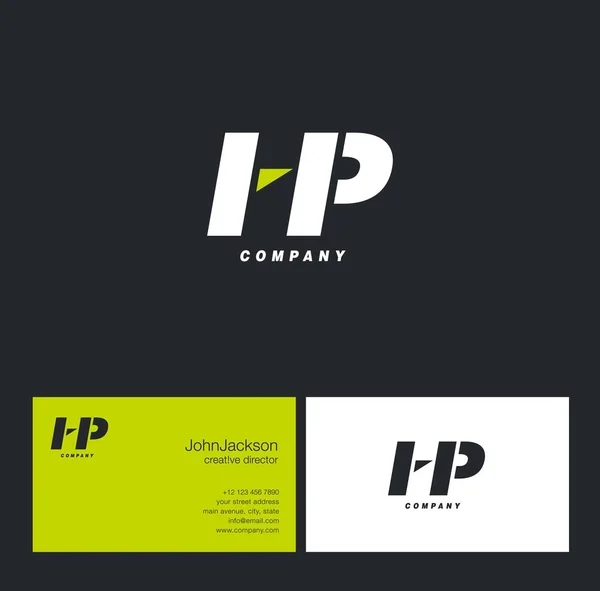 Логотип літери H & P — стоковий вектор