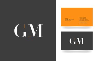 G ve M harfi logosu  