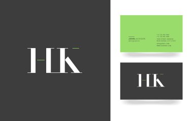 H ve K harfi Logo  