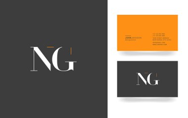 N & G Letter Logo   clipart