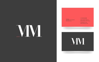M ve M harfi logosu  