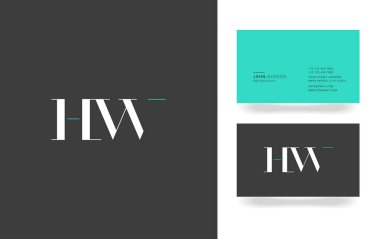 H ve W harf Logo  
