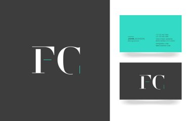 F ve C harfi Logo  
