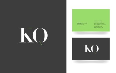 K ve Q harfi Logo  
