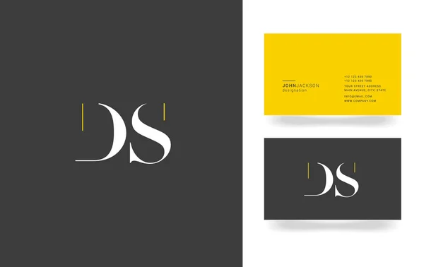 D & S dopis Logo — Stockový vektor