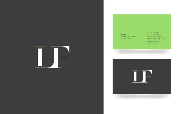 L & F 字母标志 — 图库矢量图片