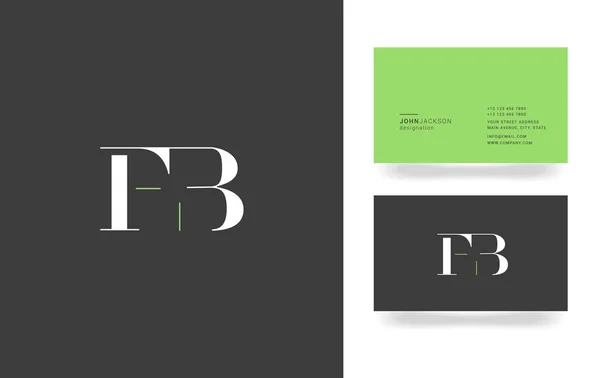 Logo de la lettre F & B — Image vectorielle