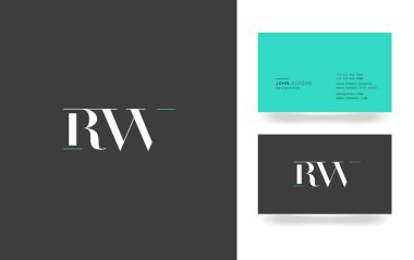 R & W Letter Logo  