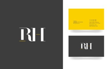 R ve H harfi Logo  