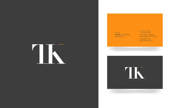 T & K brief Logo — Stockvector