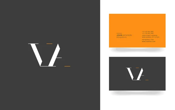 V & dopis Logo — Stockový vektor