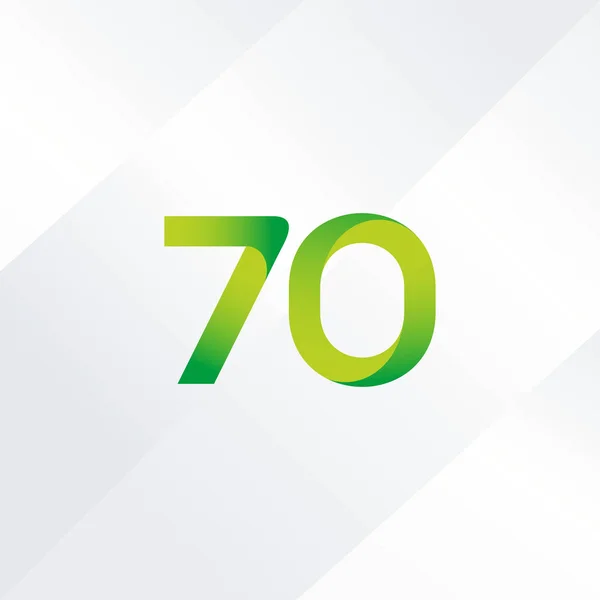 70 nomor Logo Ikon - Stok Vektor