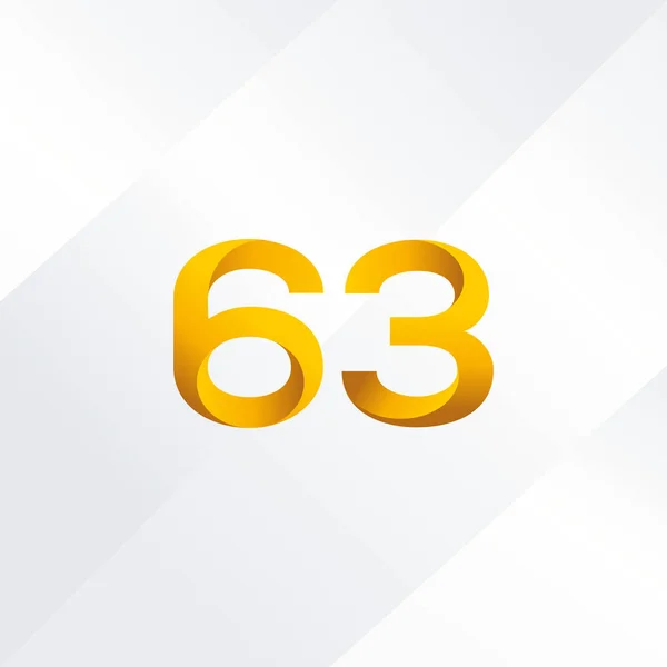 63 Logo Simge sayısı — Stok Vektör