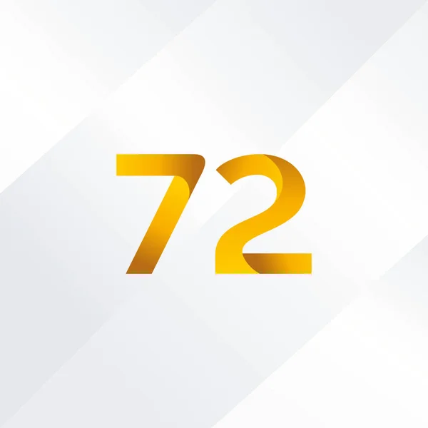 Symbole mit 72 Zahlen — Stockvektor