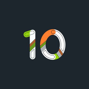 Logo Simge 10 numara