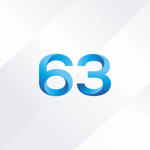 63 Logo Simge sayısı — Stok Vektör