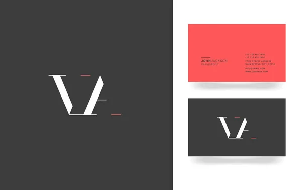 Logo de la lettre V & A — Image vectorielle