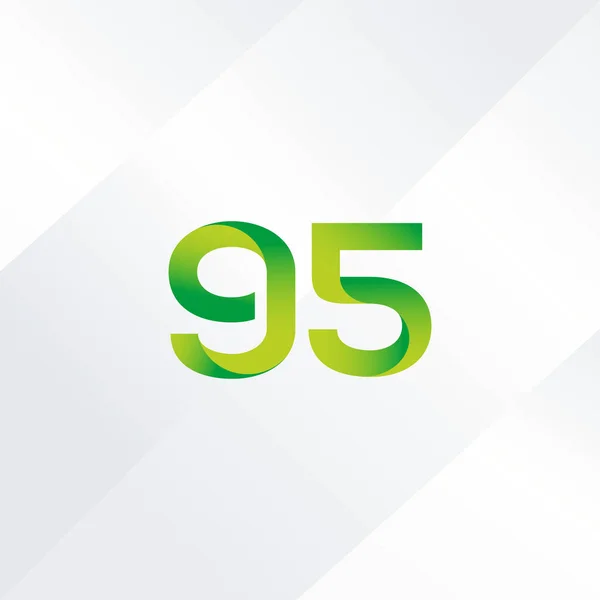 95 aantal Logo-pictogram — Stockvector