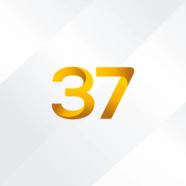 37 antal Logo ikon — Stock vektor