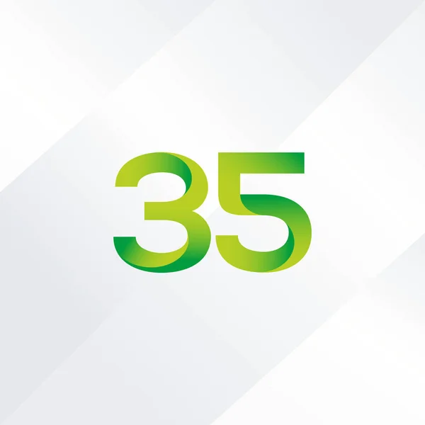 35 antal Logo ikon — Stock vektor