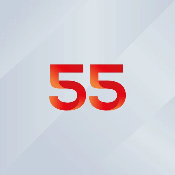 55 Logo Simge sayısı — Stok Vektör