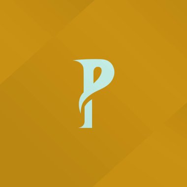 P tek harf Logo