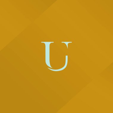 U tek harf Logo