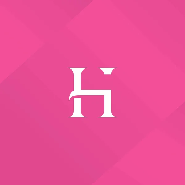 H 文字ロゴ — ストックベクタ