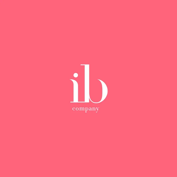 Jag & B brev logotyp — Stock vektor